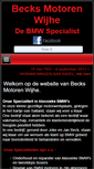 Mobile Screenshot of becksmotoren.nl